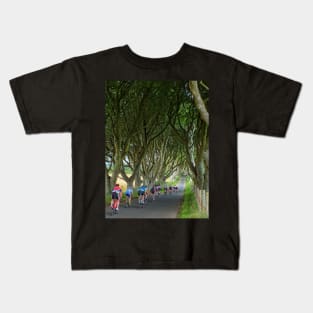 Cycling the Dark Hedges Kids T-Shirt